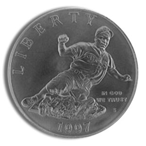1997-S $1 Jackie Robinson Silver Commem - Proof